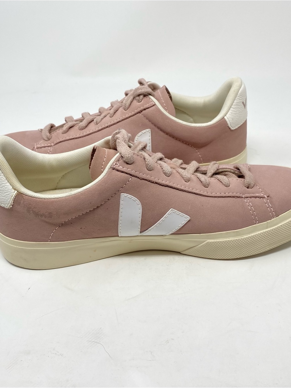 VEJA Campo Nubuck Sneakers Babe Pink White - Picture 6 of 11